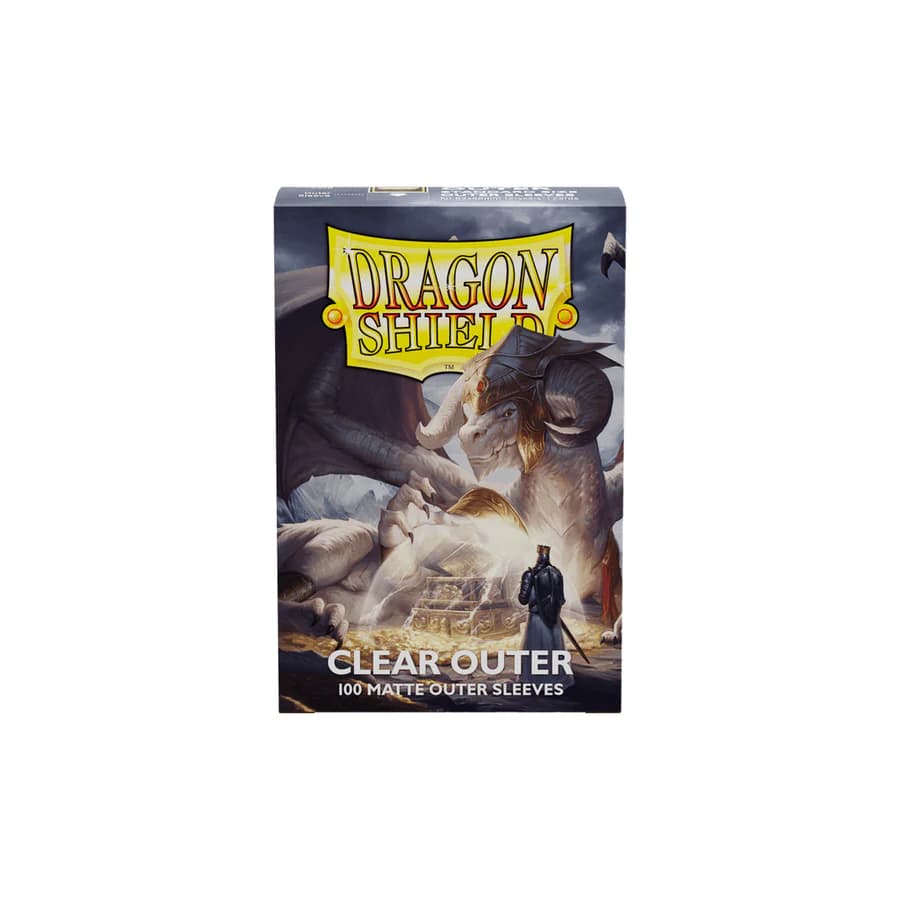 Dragon Shield - Outer Sleeves Clear Matte - Standard Size (100 Bustine)