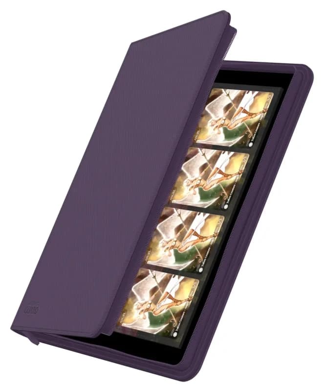 Zipfolio 320 16-Pocket Xenoskin - Purple