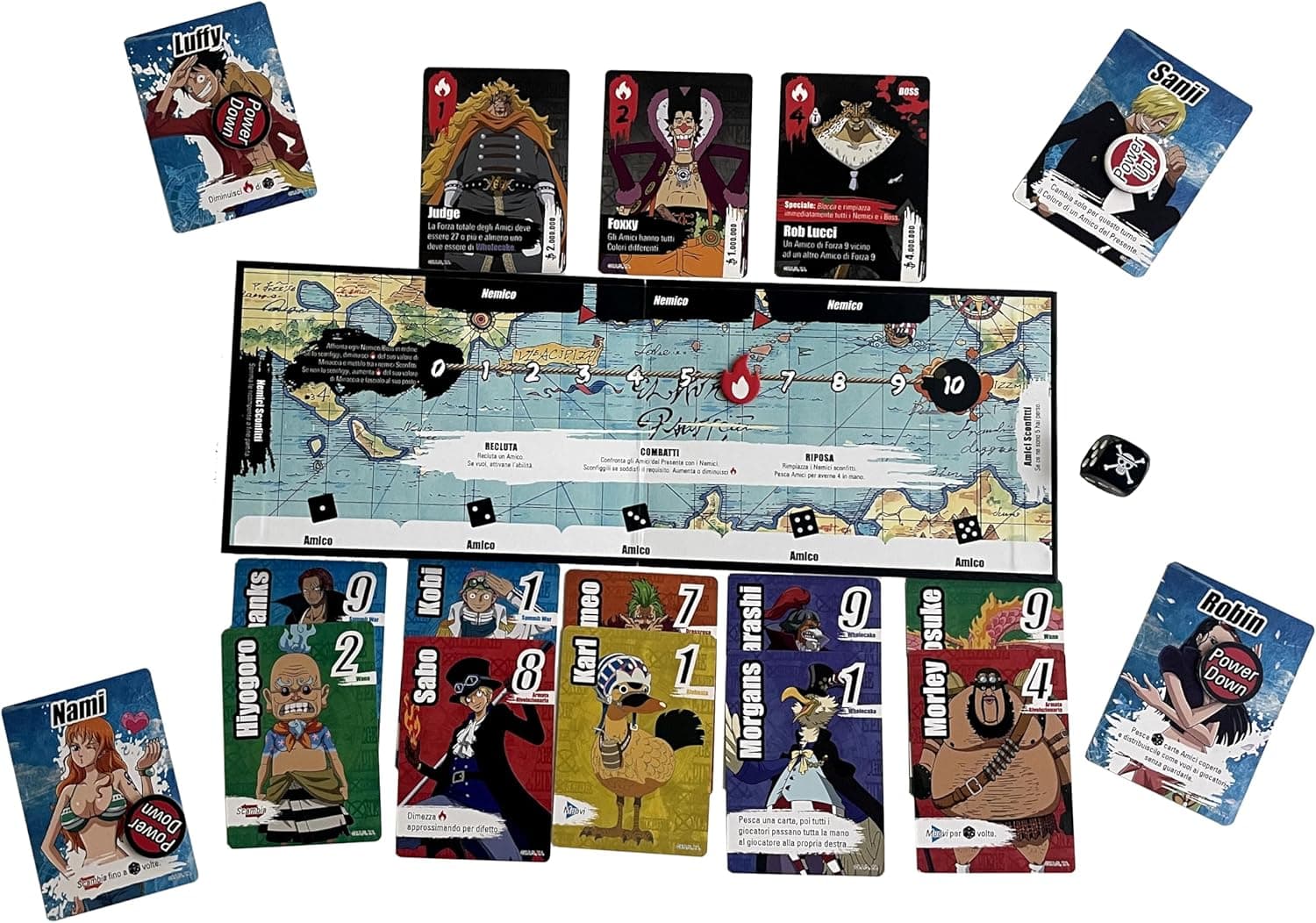 One Piece Nakama - Amici & Nemici - Gioco di carte cooperativo