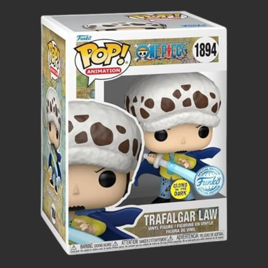 Funko POP! One Piece - Trafalgar Law with Blue Anestesia Glow-in-the-Dark